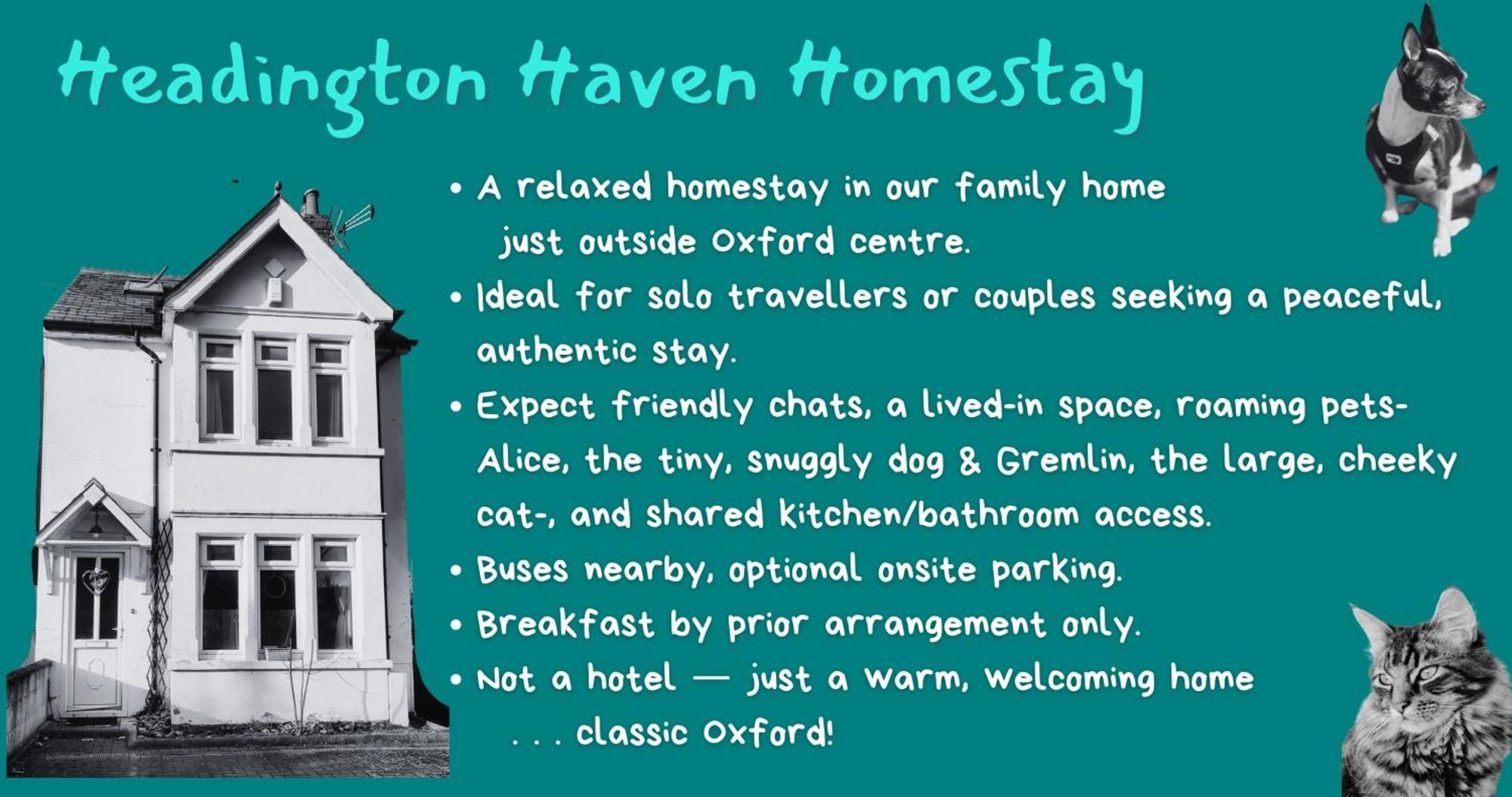 Headington Haven Homestay Oxford Exterior foto